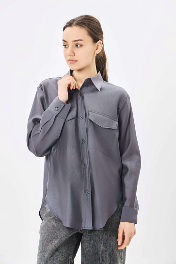 Женская рубашка длинный рукав AW23WES-21011-149095 фото